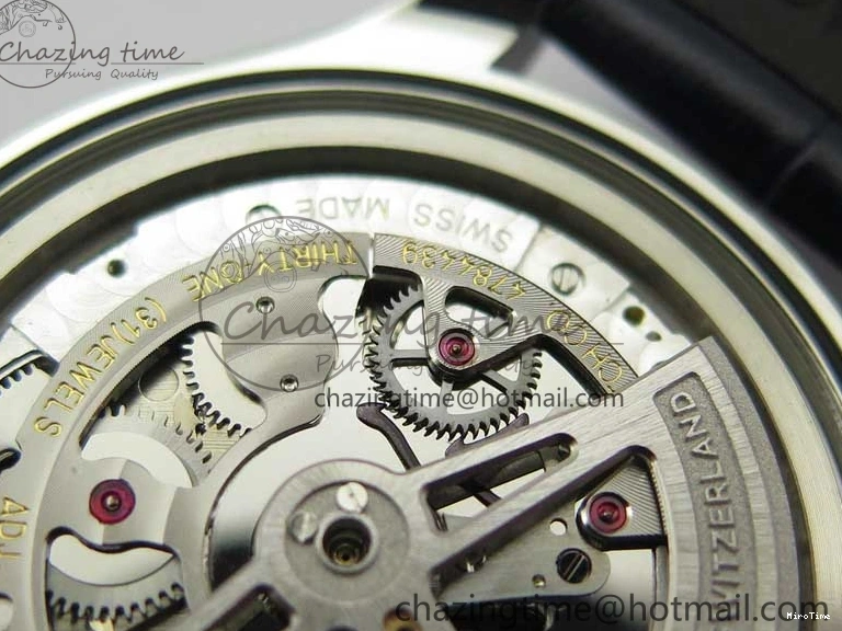 MIROTIME 0409 Packable Portuguese IW358304 ZF 1:1 Best Edition SS White Dial Blue Markers on Leather Strap A 7079